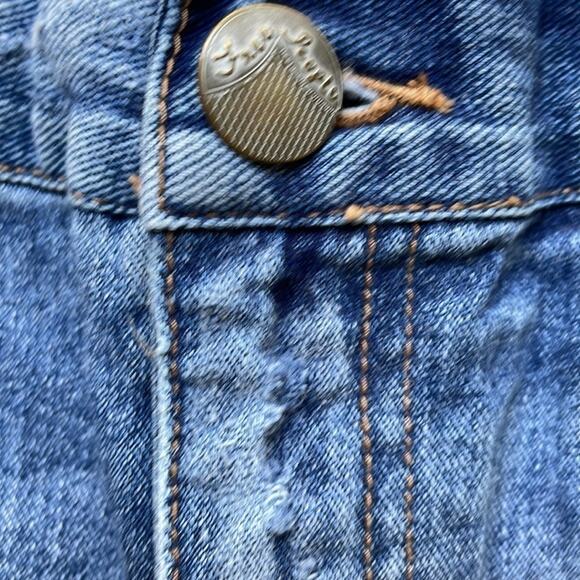 Free People embroidered cutoff coastal cowgirl denim shorts - Picture 3 of 10